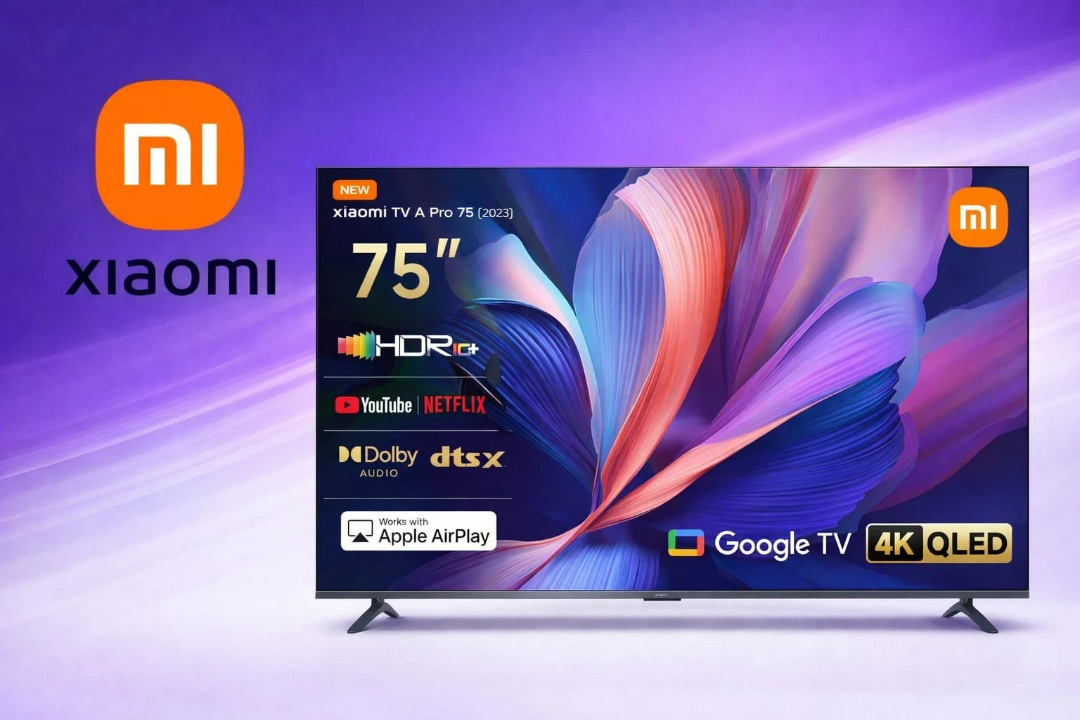 SMART TV XIAOMI 75" QLED A PRO