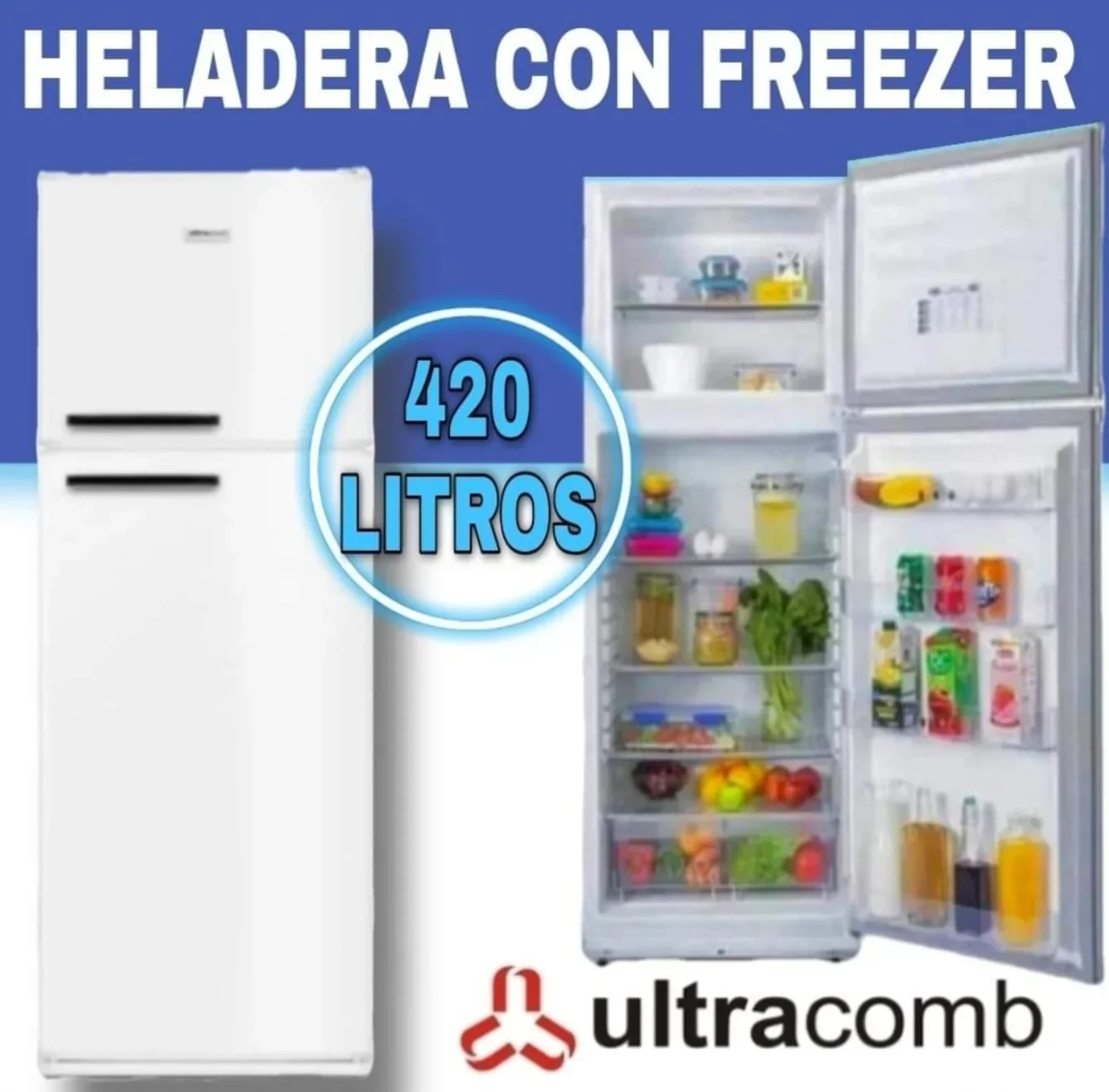 Heladera Ultracomb UTC-420FEB 420LTS