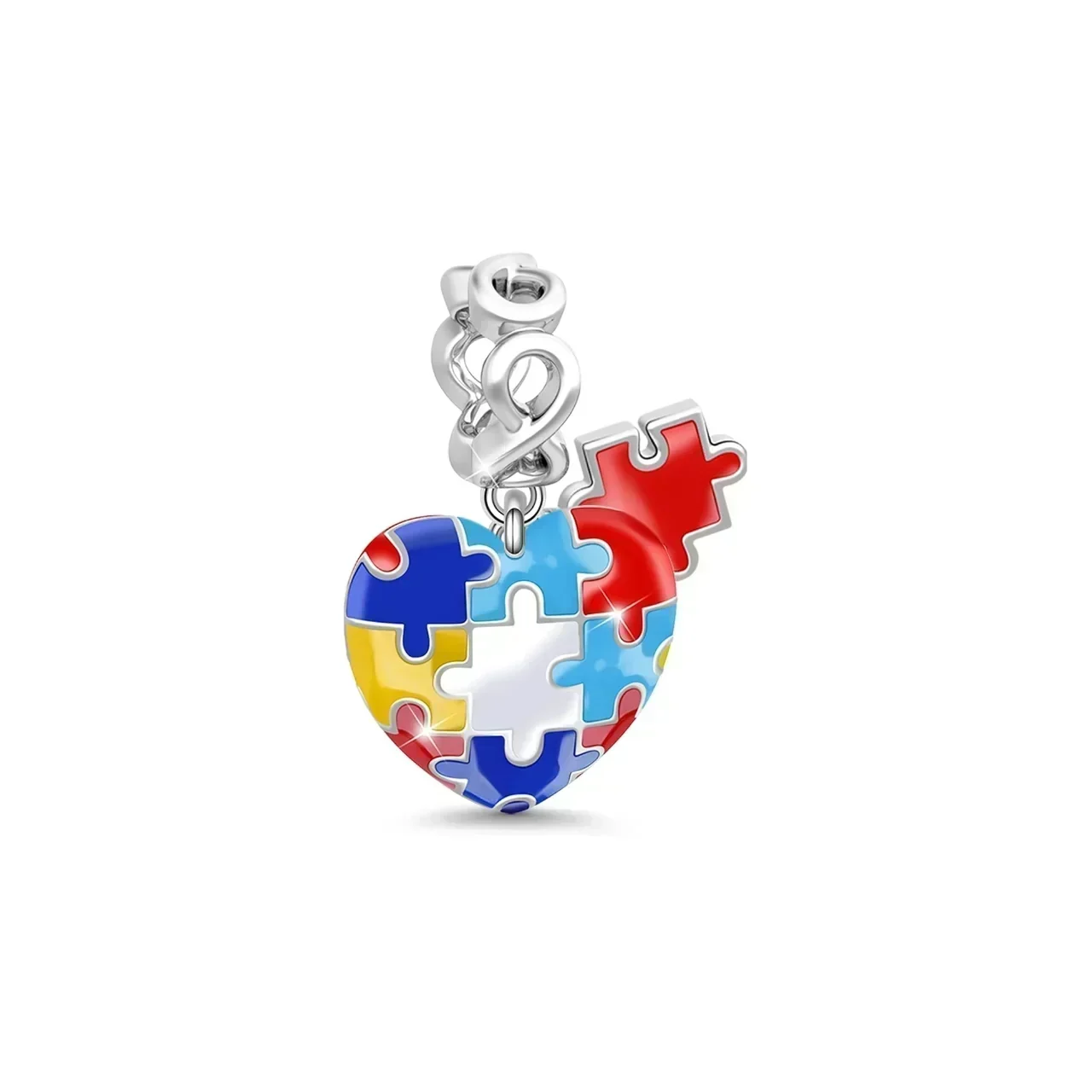 Charm Autismo Corazón de Amor