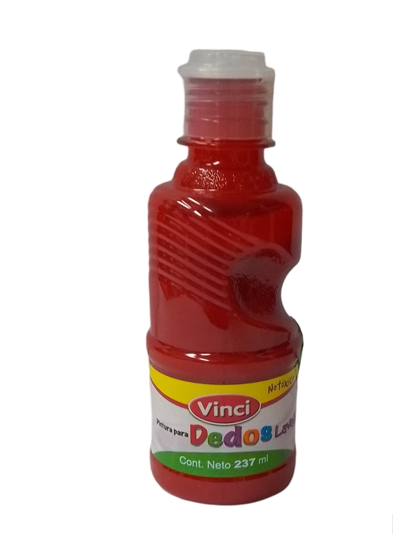 Pintura  dedos  237 ml vinci rojo