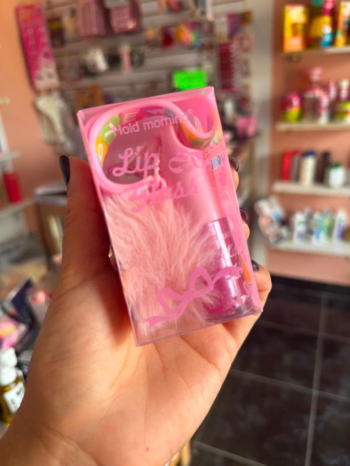 Cajita Regalo Llavero Lipgloss 2