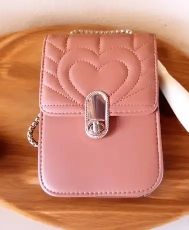 Cartera celular café 
