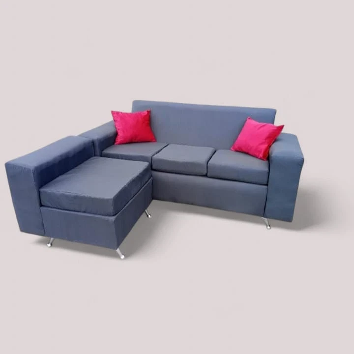 Sillon 3 cuerpos con Camastro* *Medidas 178x70x70* *Camastro 65x45* Tela de lino rústico   2