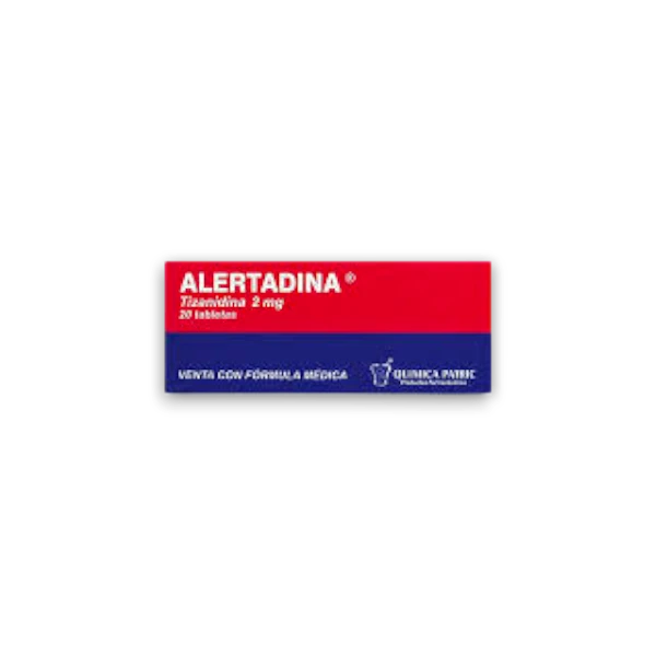 ALERTIDINA 2MG X 20 TBL TIZANIDINA 