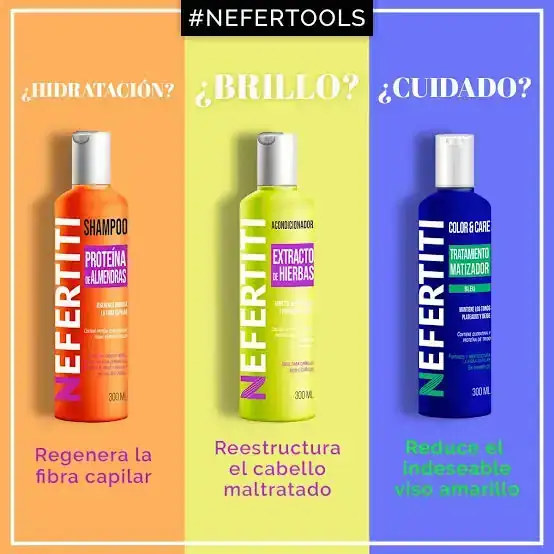 Shampoo Extracto de hierbas - Nefertiti 300 ml 2