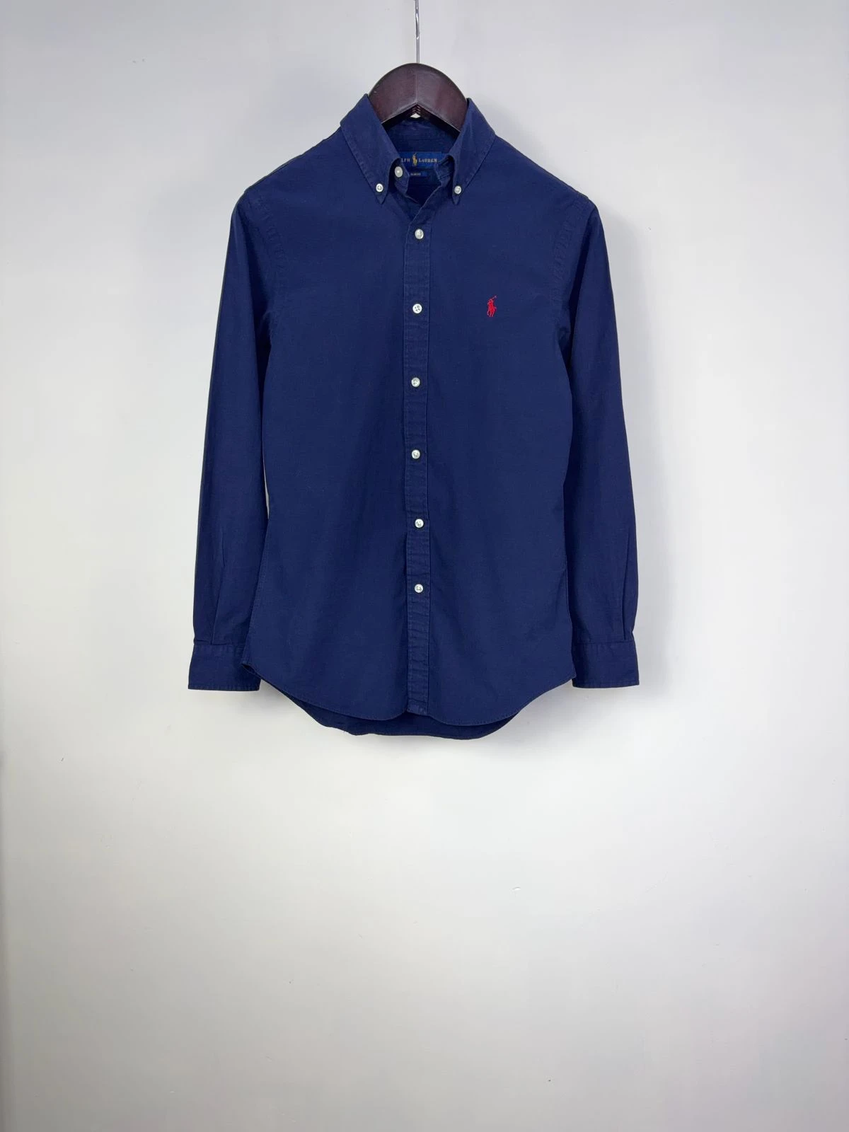 RALPH LAUREN SLIM FIT POPLIN SHIRT