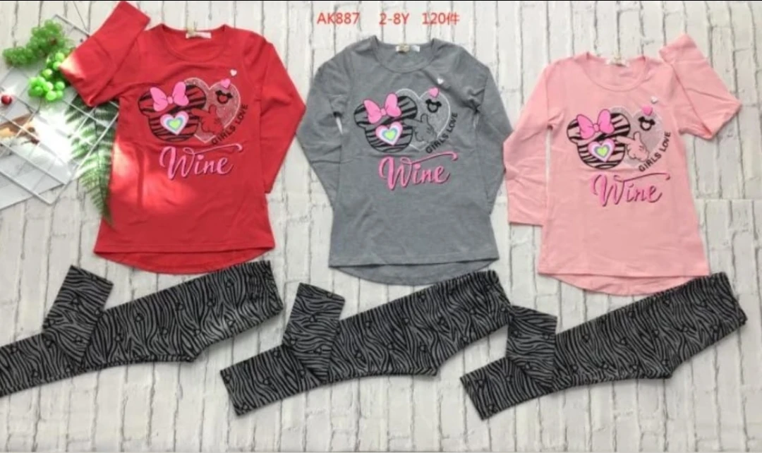 Conjunto calza y polera manga larga 
