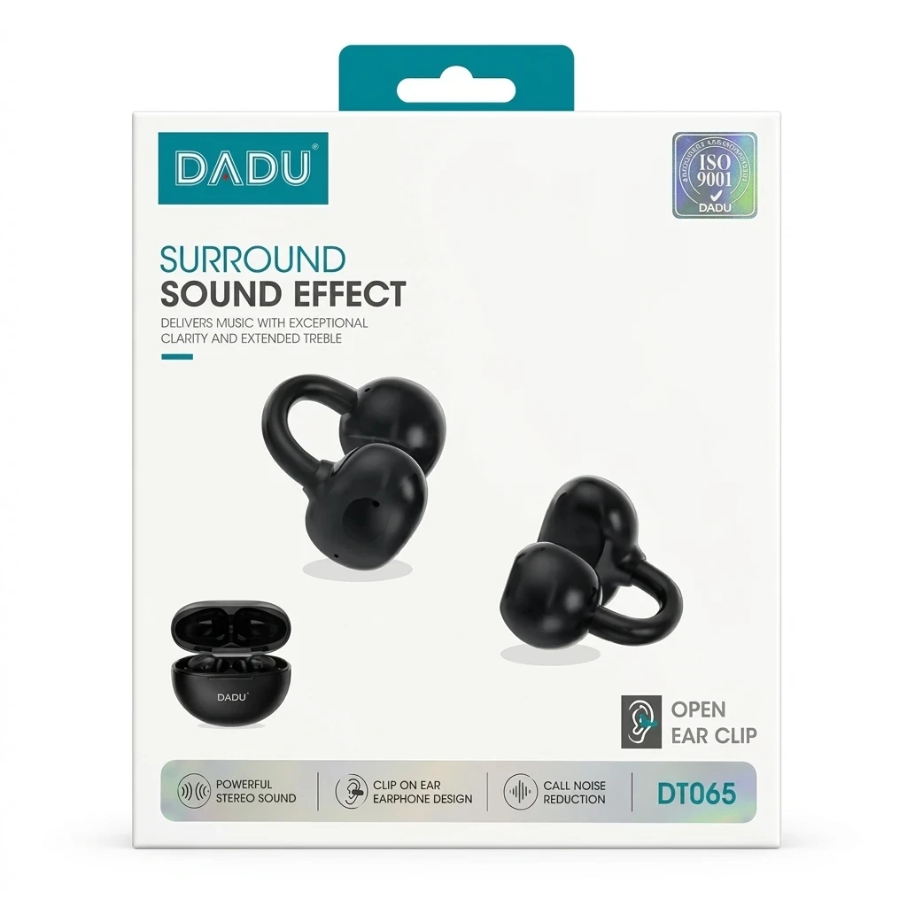  Open Ear Clip DT065 Black