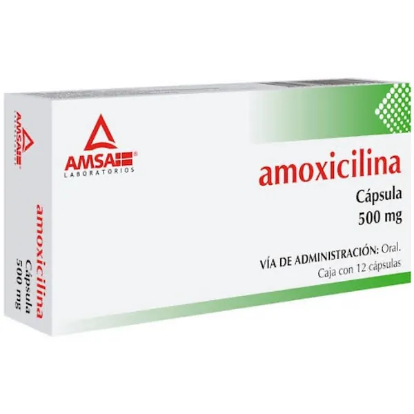 Amoxicilima 500 mg / 12 capsulas