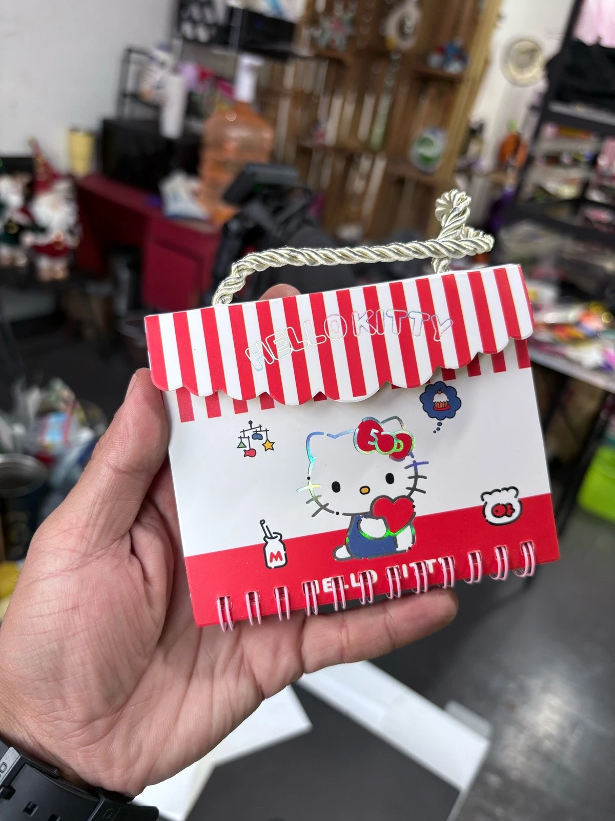 SET DE 4 mini libretas-bolso hello kitty 3