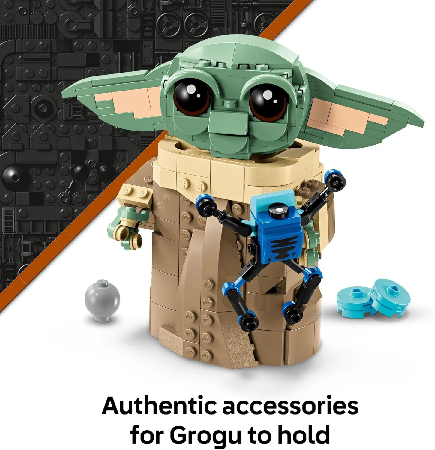 LEGO Star Wars: Grogu con cochecito flotante 3