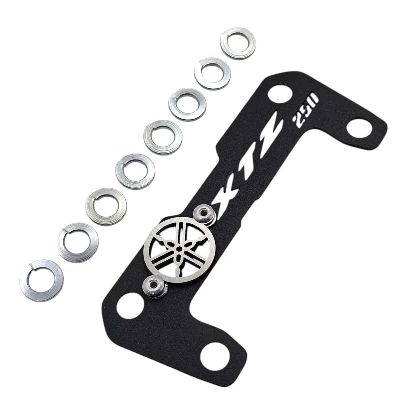 XTZ 250 / Acutrax Manubrio acero negro logo 3d cromado ML