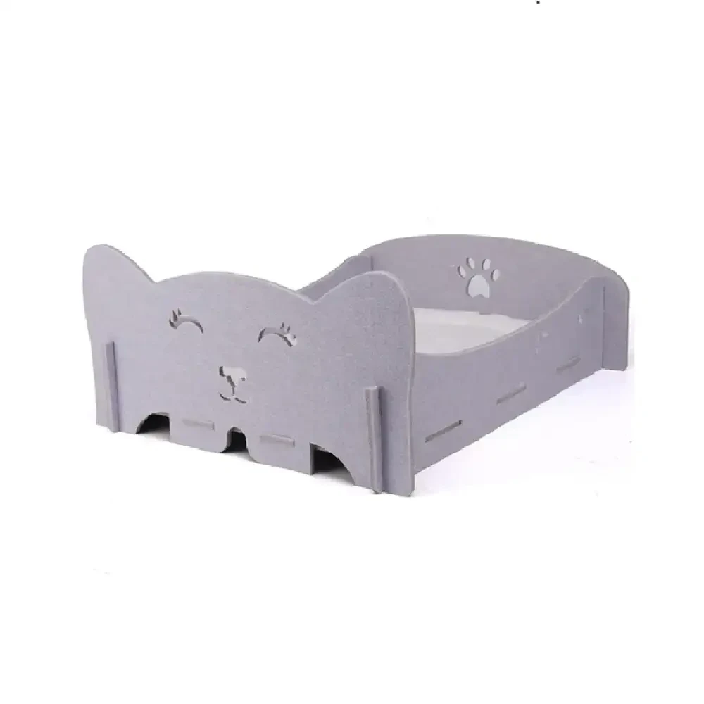 Cama para gatos de fieltro grueso 2