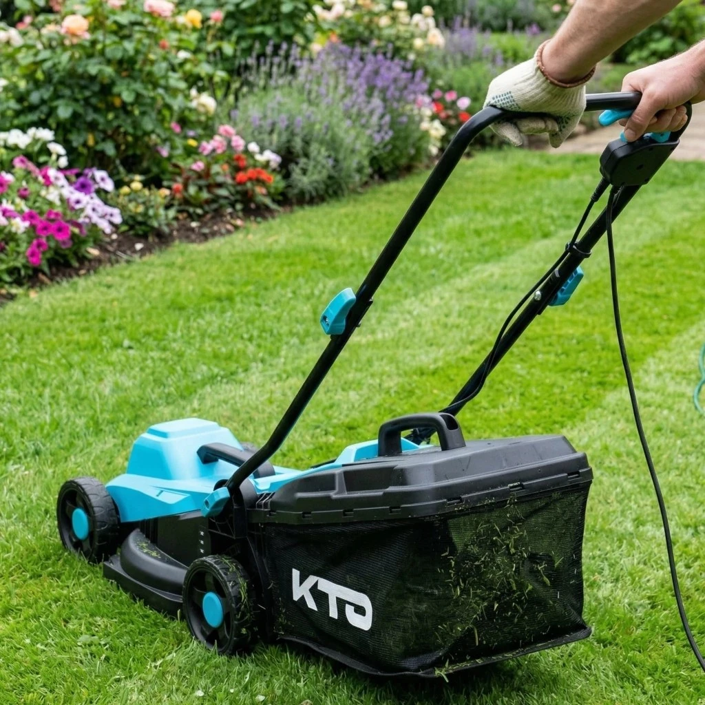 CORTADORA DE PASTO ELECTRICA KATO 1300W BOLSA 30L KTO1300‼️RETIRO INMEDIATO ‼️ 3