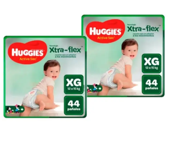 Pampers Huggies talla xg✅ 2