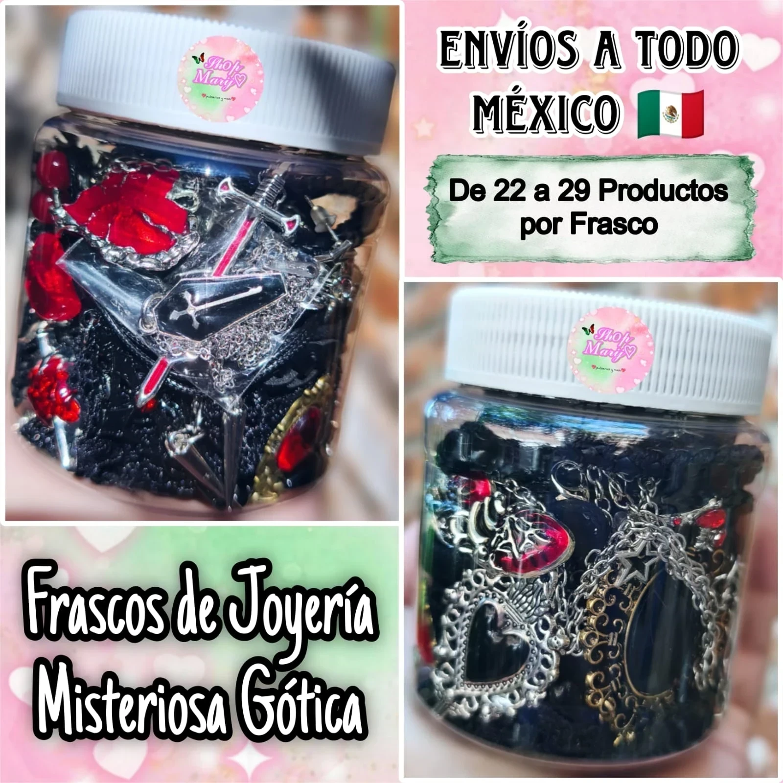 Frasco Joyería Misteriosa Gótica