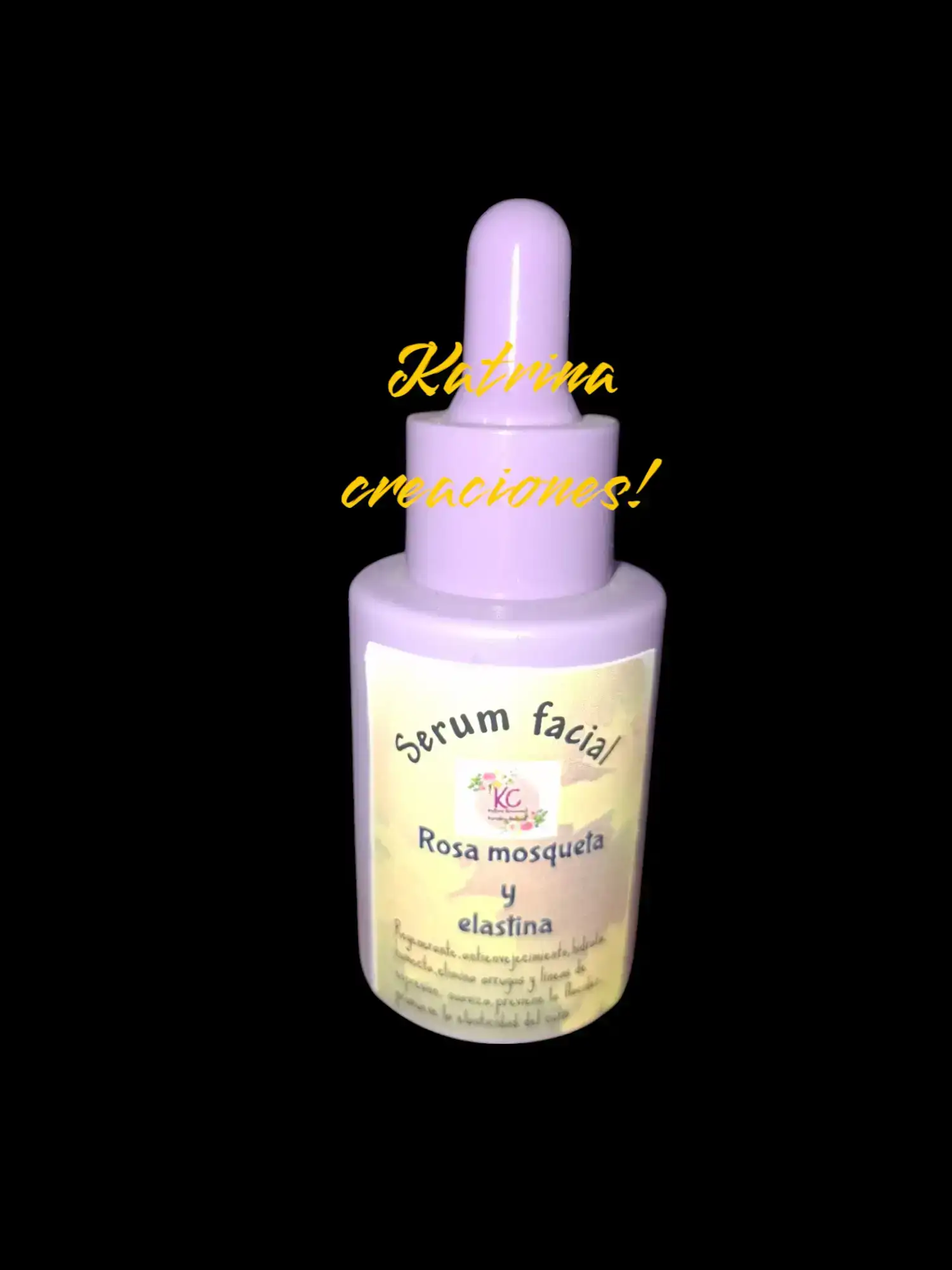 Serum de elastina y rosa mosqueta puro.Noche. 2