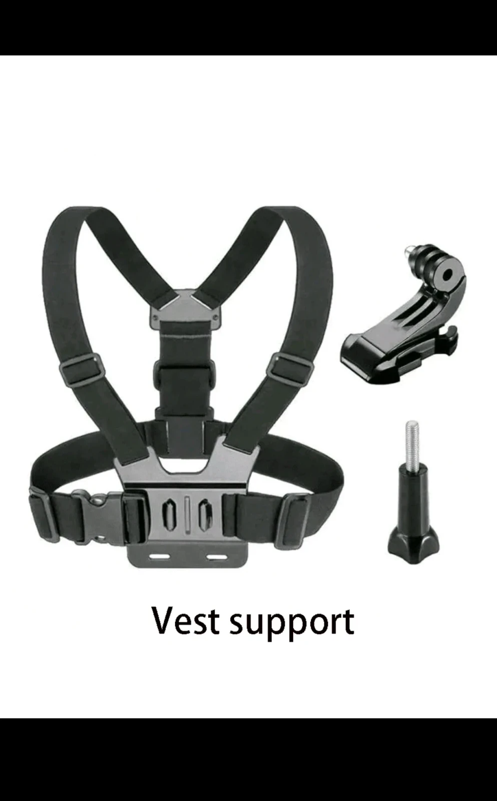 Arnés de Pecho Deportivo para Celular y Cámara de Acción - Soporte Pechera Ajustable 4