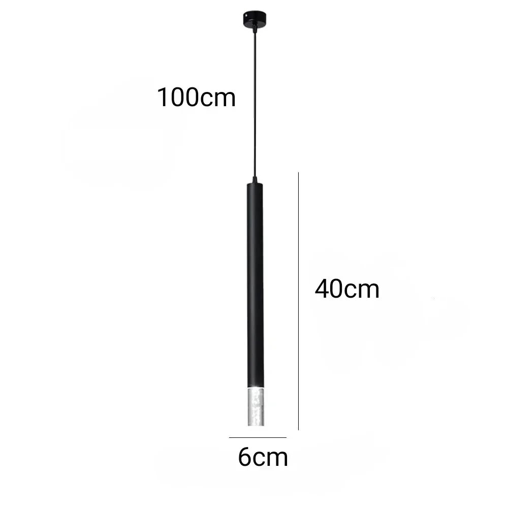 LAMPARA COLGANTE LAZ NEGRA 1L GU10  5