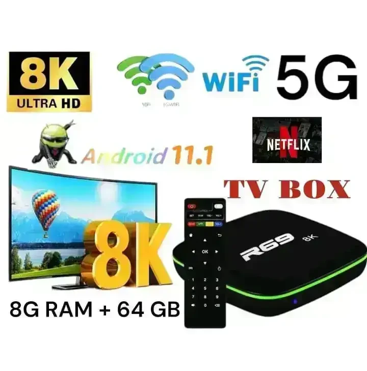 Tv box 8k full HD