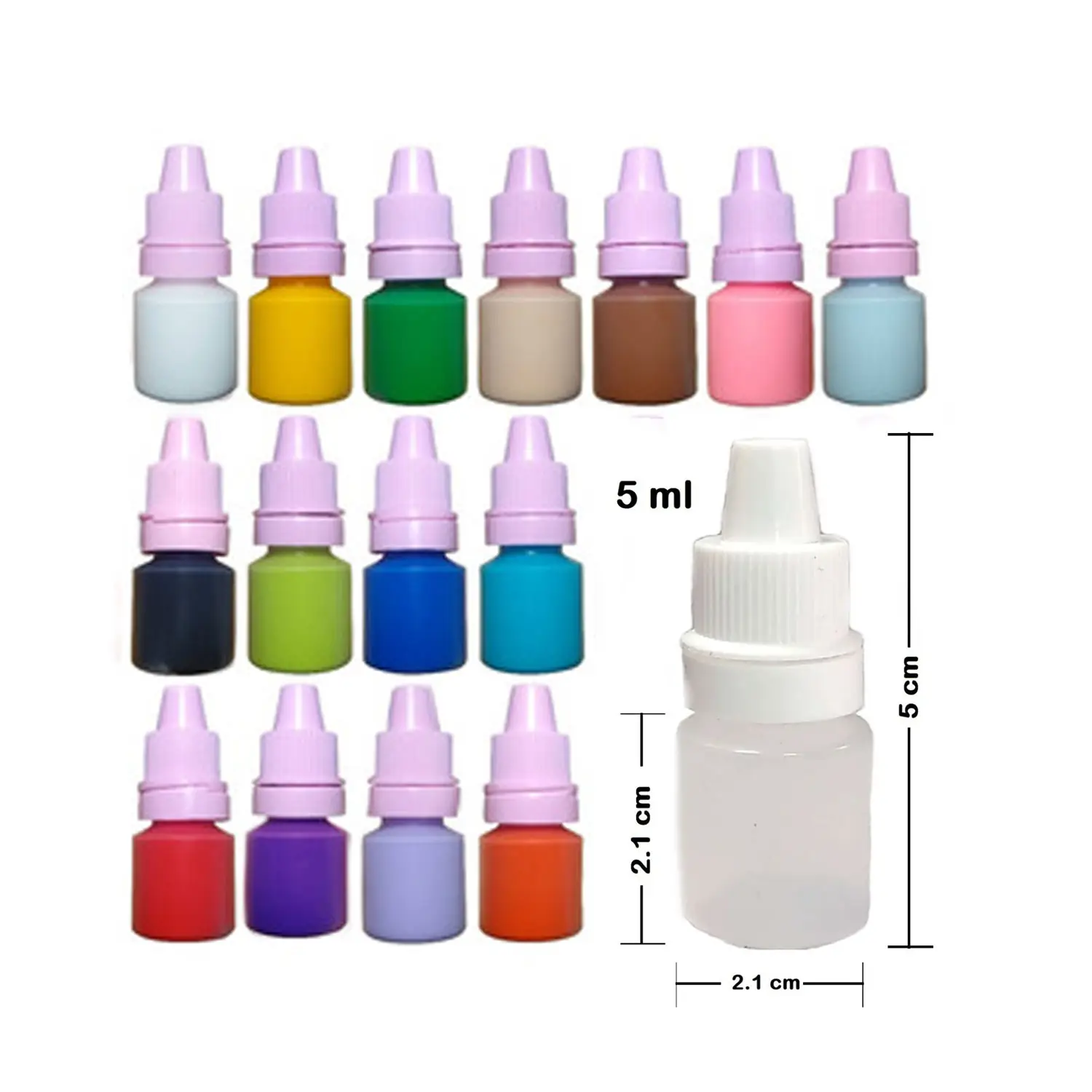 KIT X12 PINTURAS ACRÍLICAS  Nails Art 4