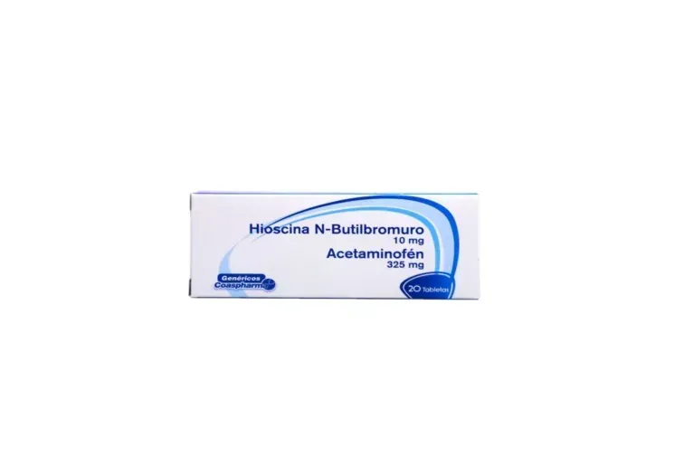HIOSCINA ACETAMINOFEN X 20 TBL COASPHARMA