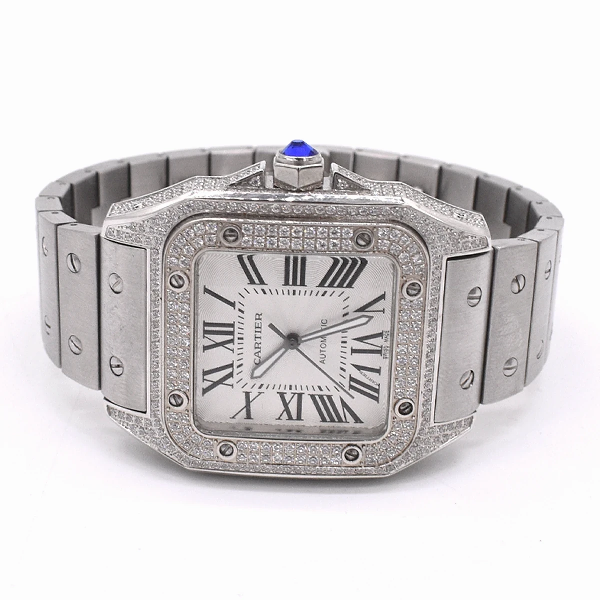 Santos Cartier Con Incrustaciones 5