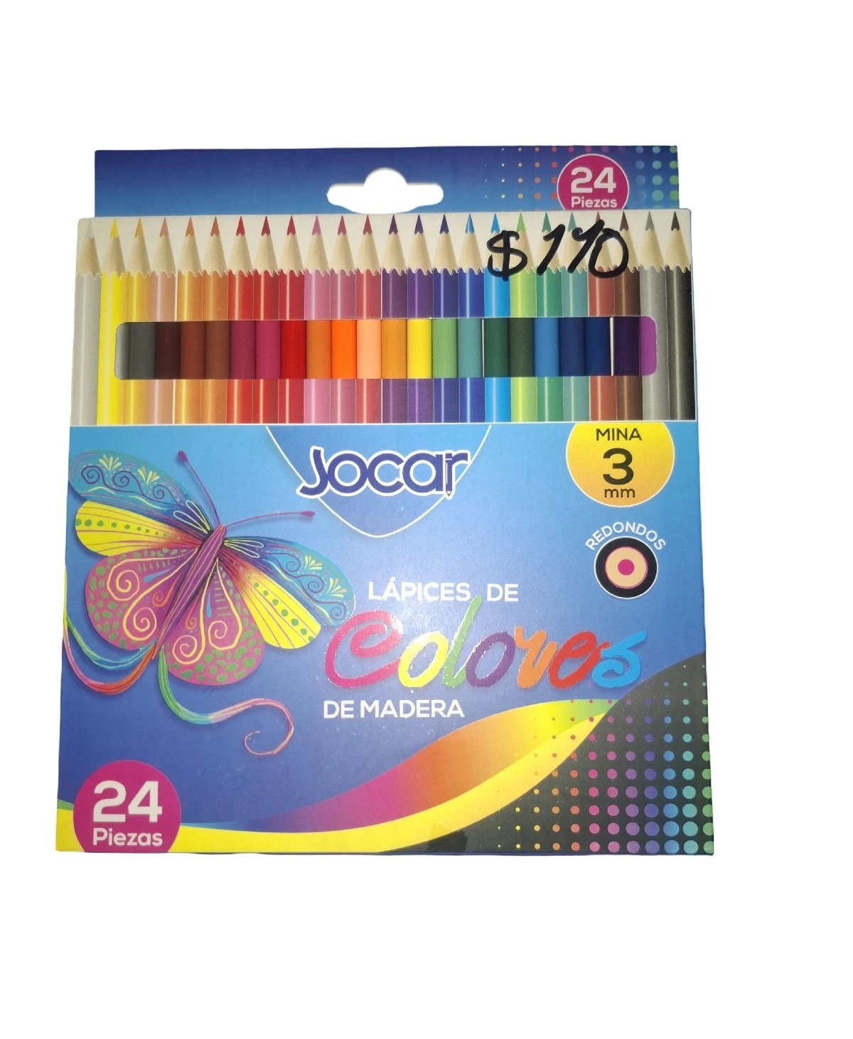 jocar c/24 colores redondos