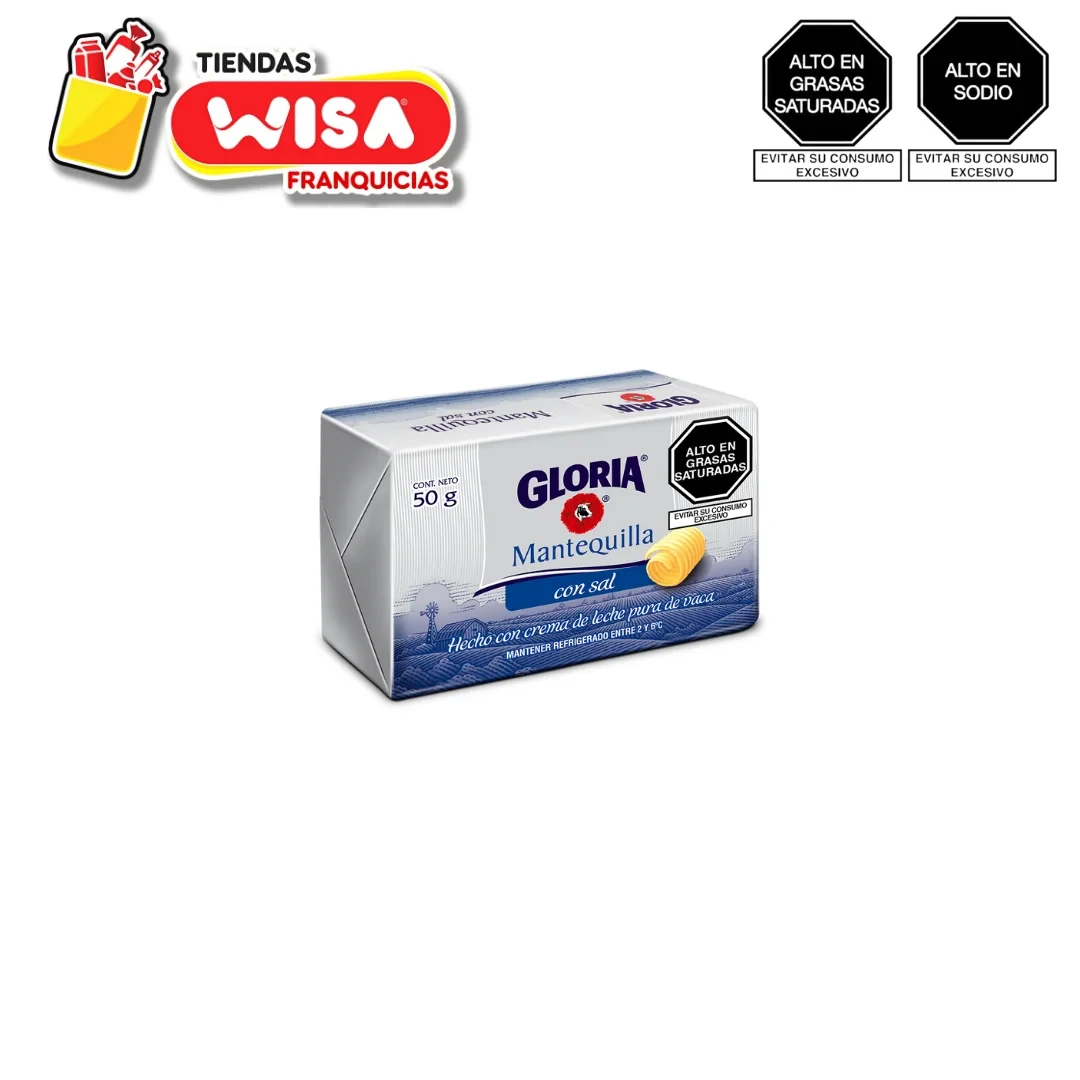 Mantequilla Gloria 50 G