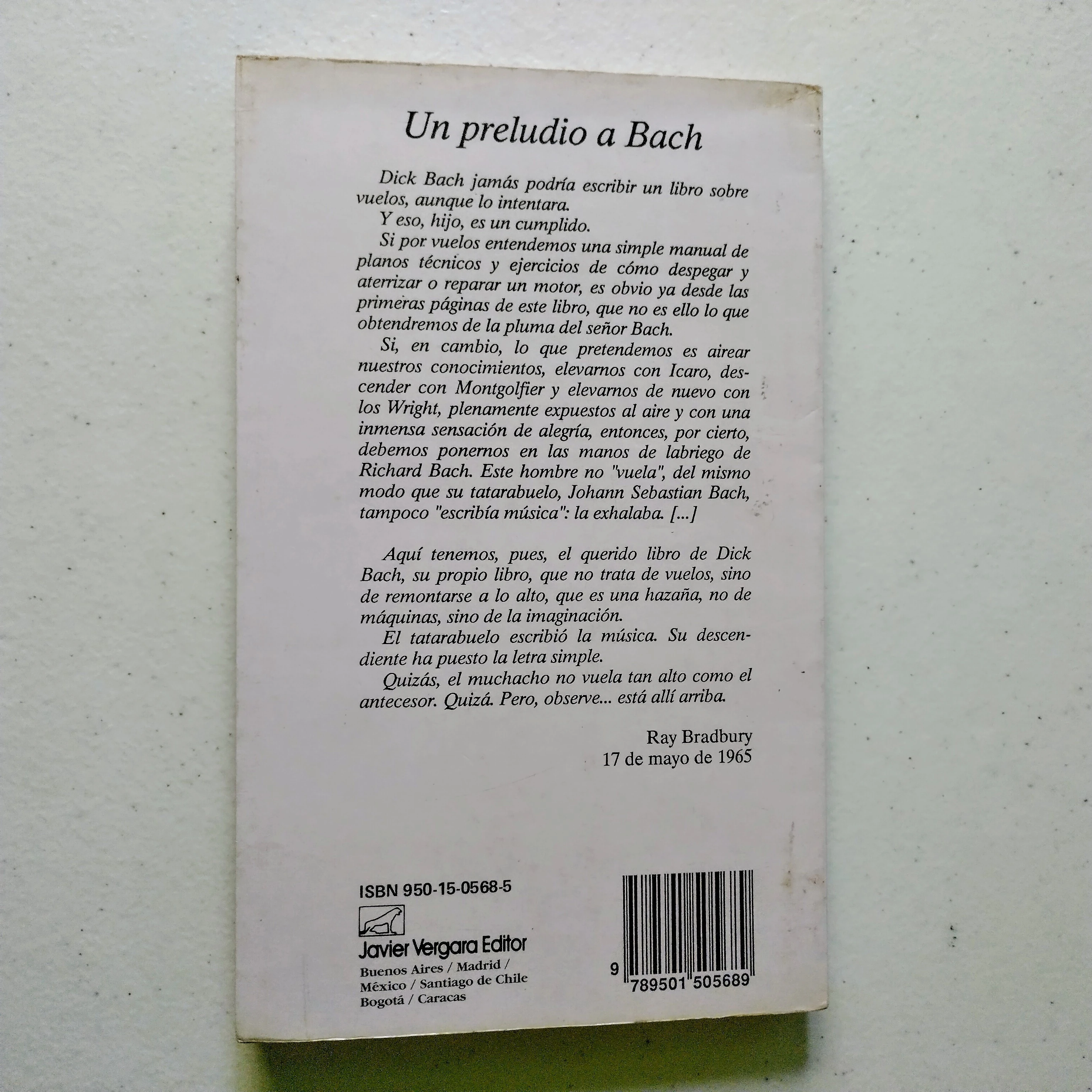 Biplano, Richard Bach, usado 2