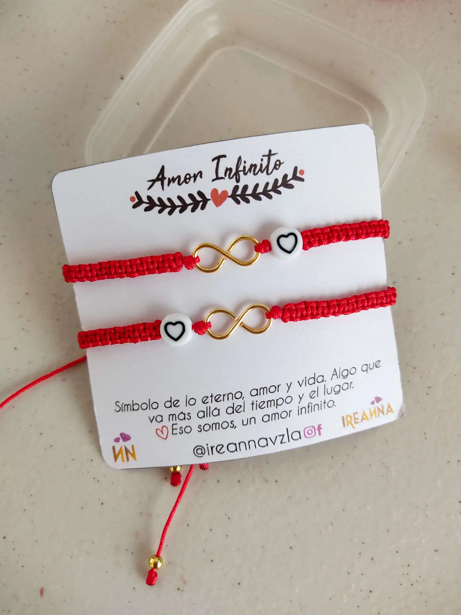 Pulseras infinitos tejidas 3