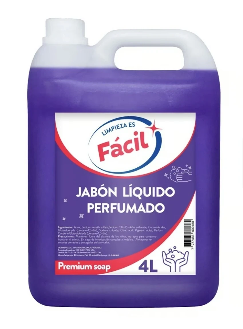 JABON LIQUIDO 4L FACIL PERFUMADO