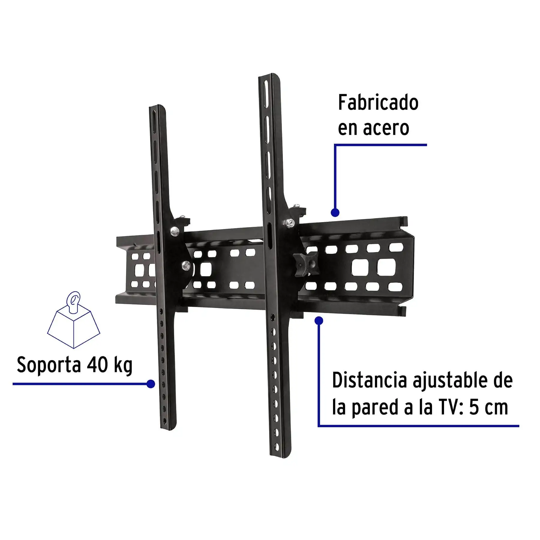 Bracket fijo 32"-70" Volteck 2
