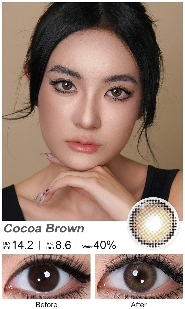 Lentes de contacto - Referencia: Cocoa Brown  2