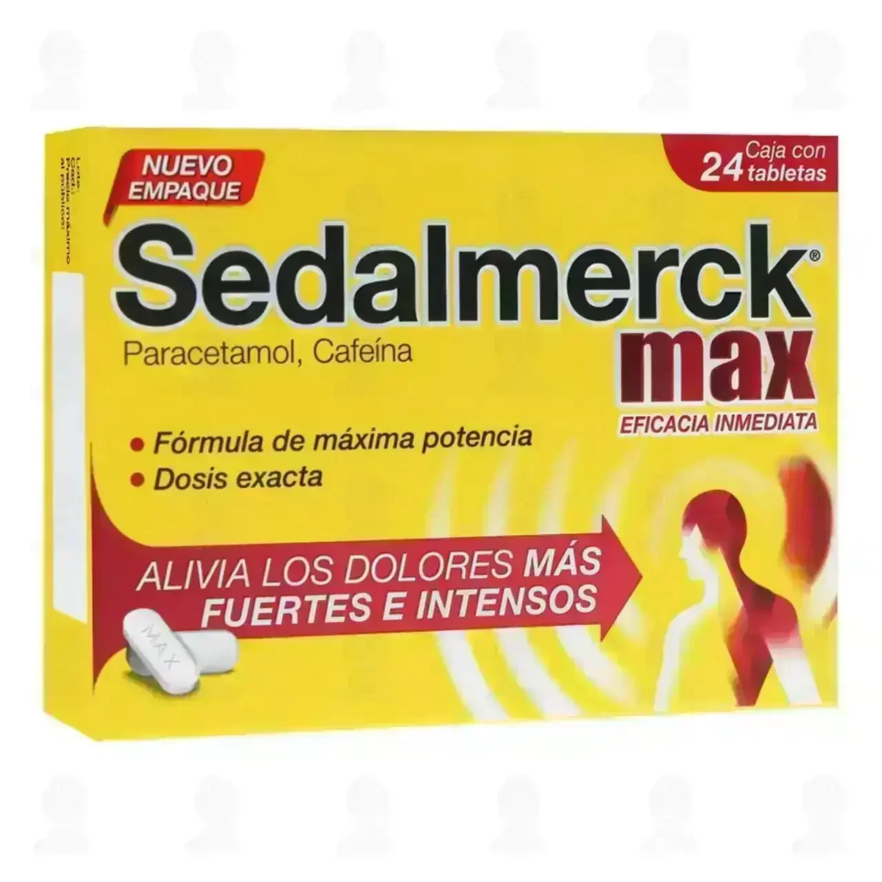 Sedalmerck Max, 24 Tabletas.