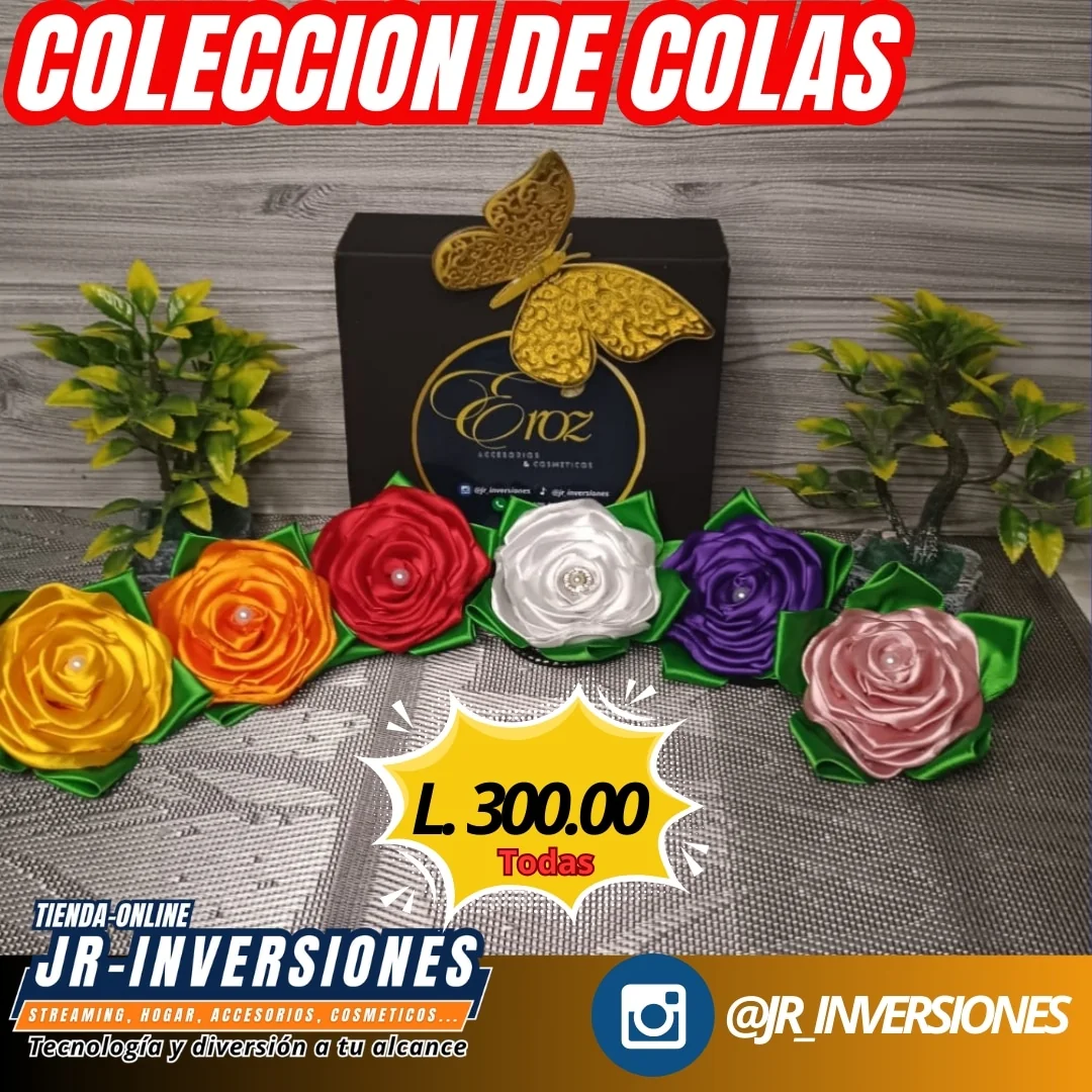 Colección de colas Rosa Eterna 
