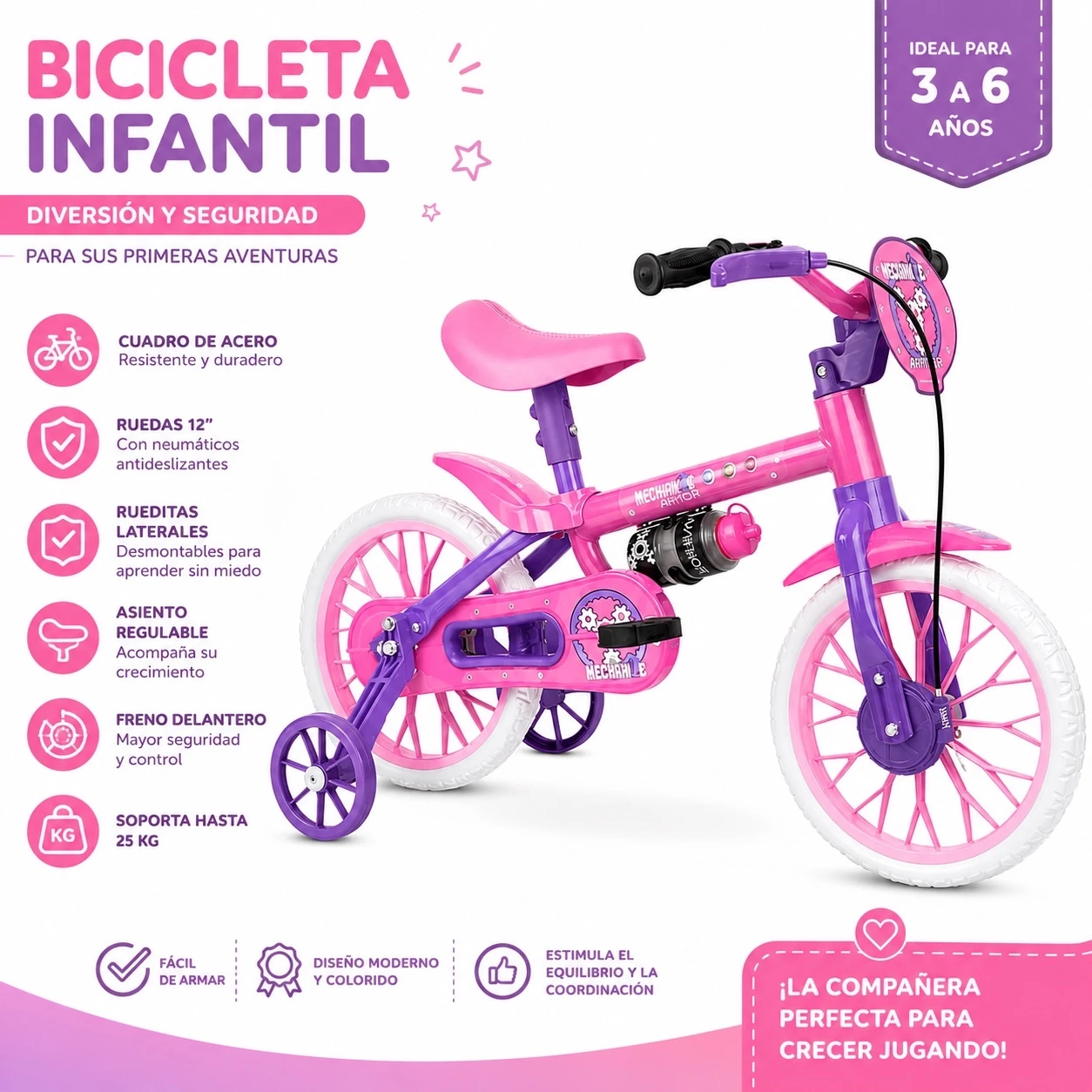 BICICLETA NATHOR R12 