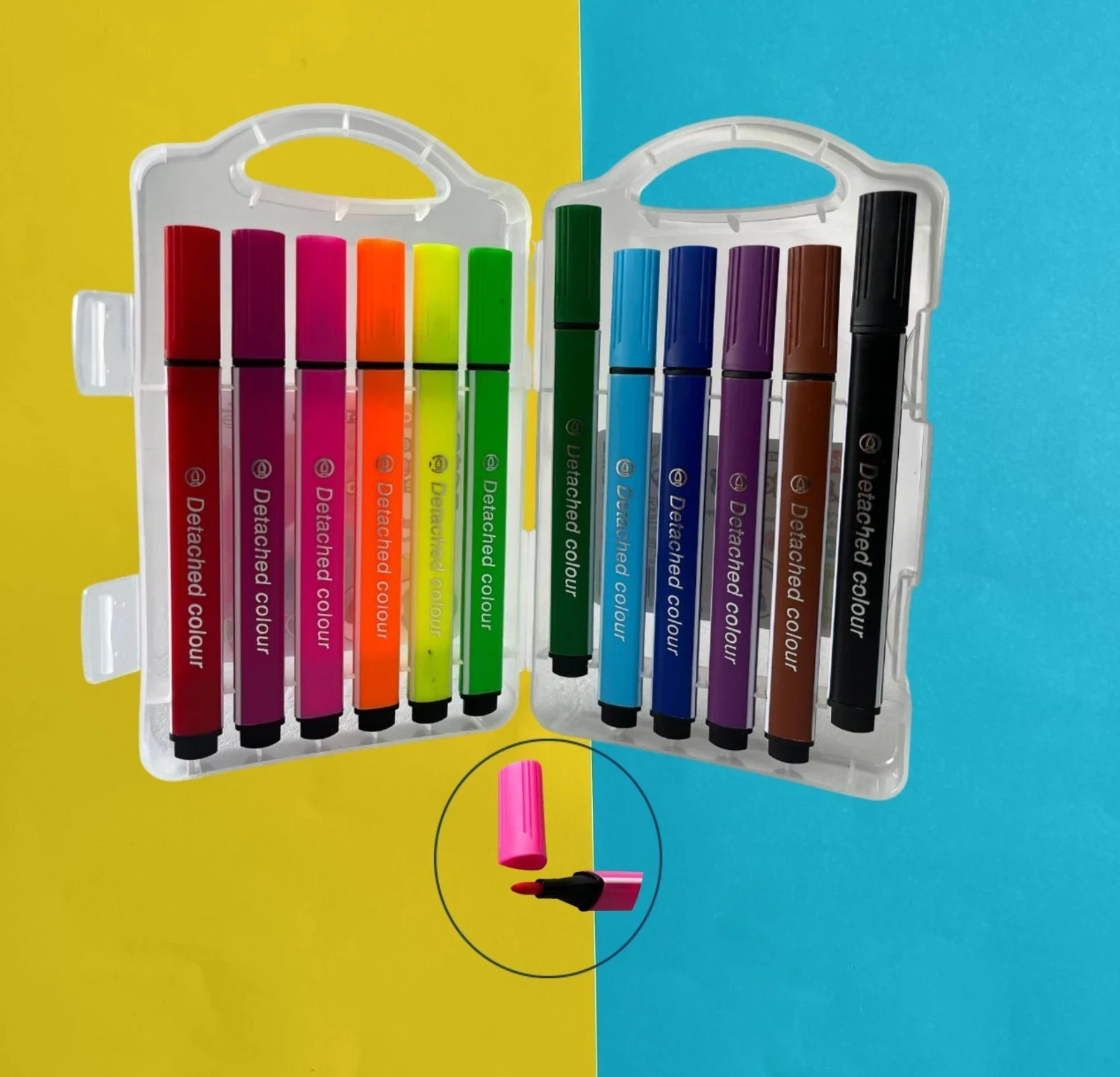 SET ESTUCHE MARCADOR X12 2