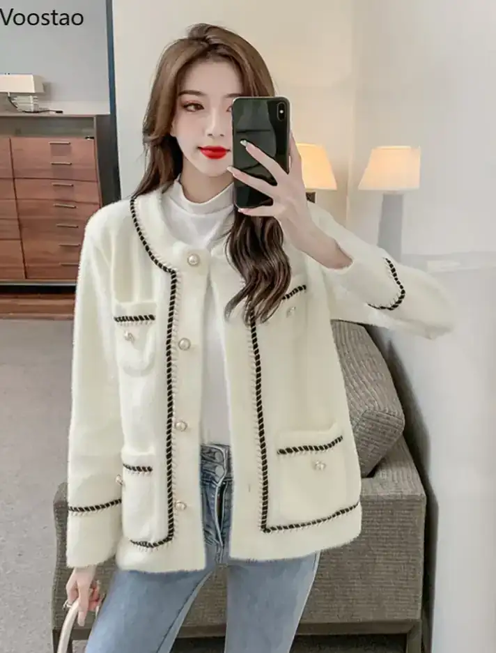 Cardigan estilo coreano