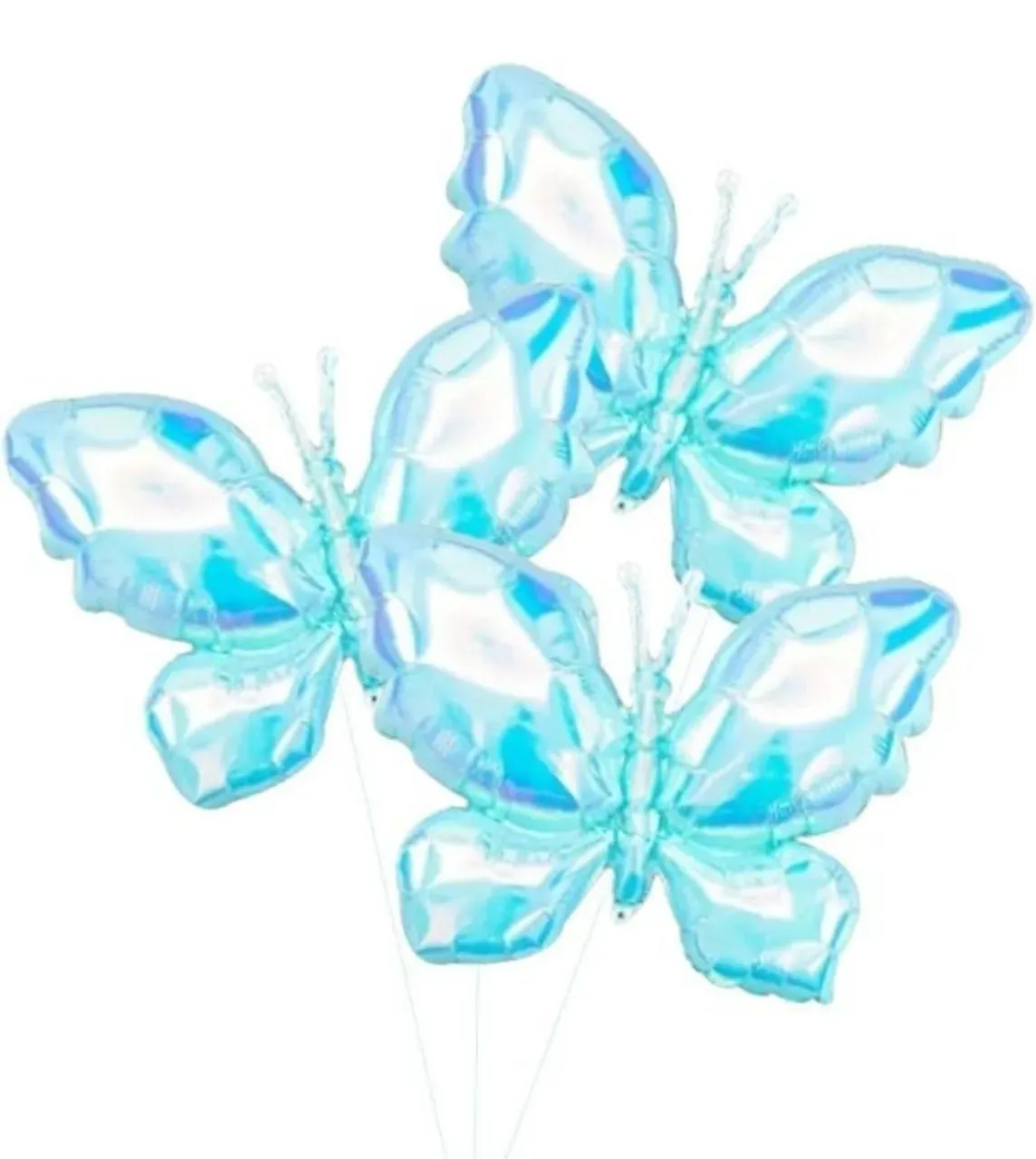 Globo mariposa iridiscente 48x65cm 4