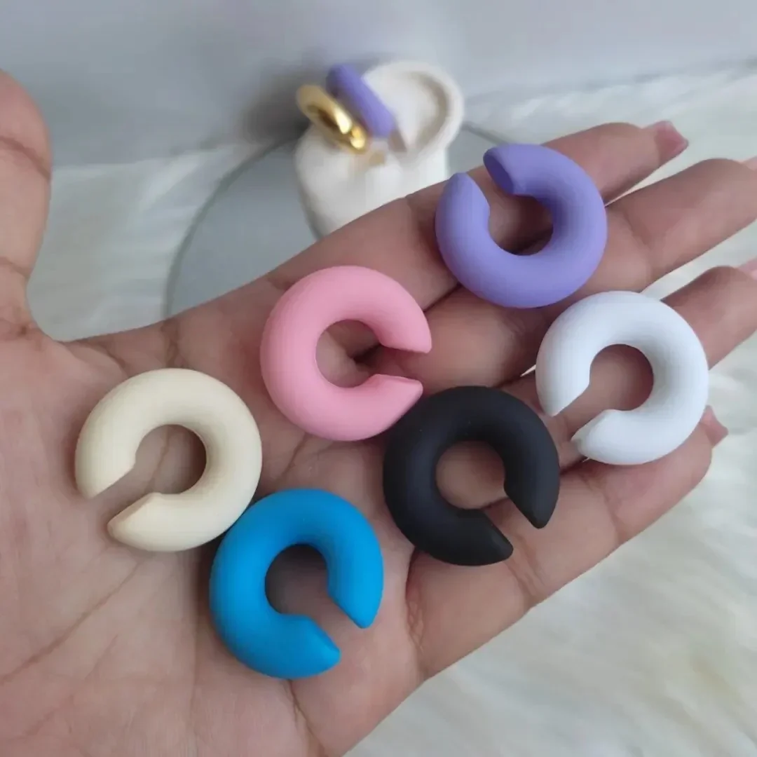 EARCUFF CHUNKY COLORES PASTELES 2