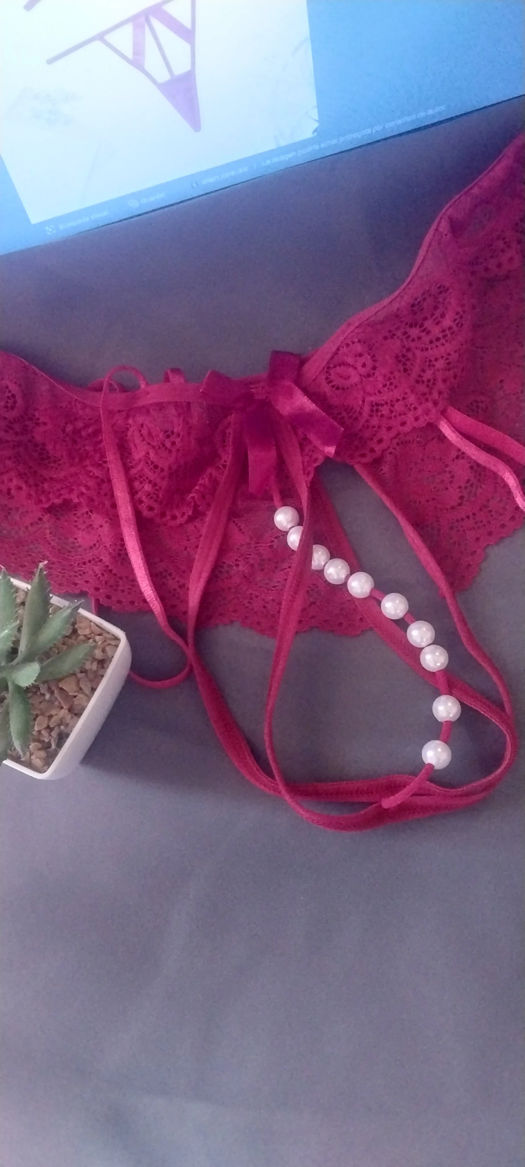 Tanga con perlas(Agotado) talla m