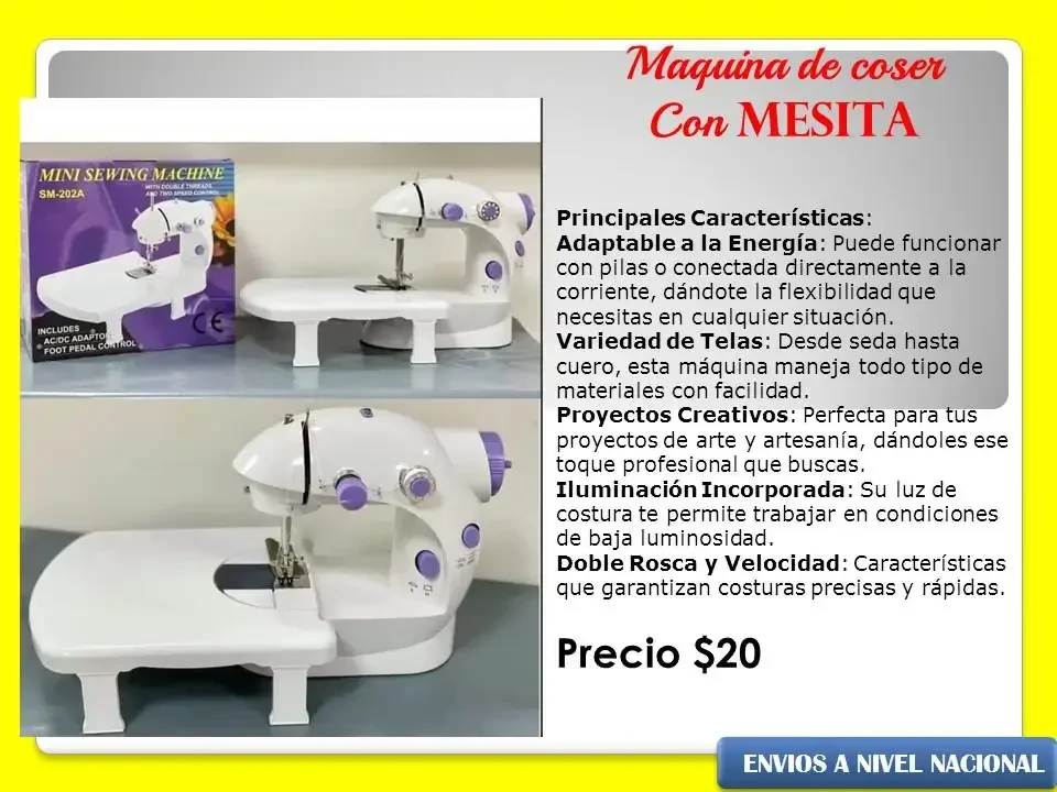 Máquina de coser comisita