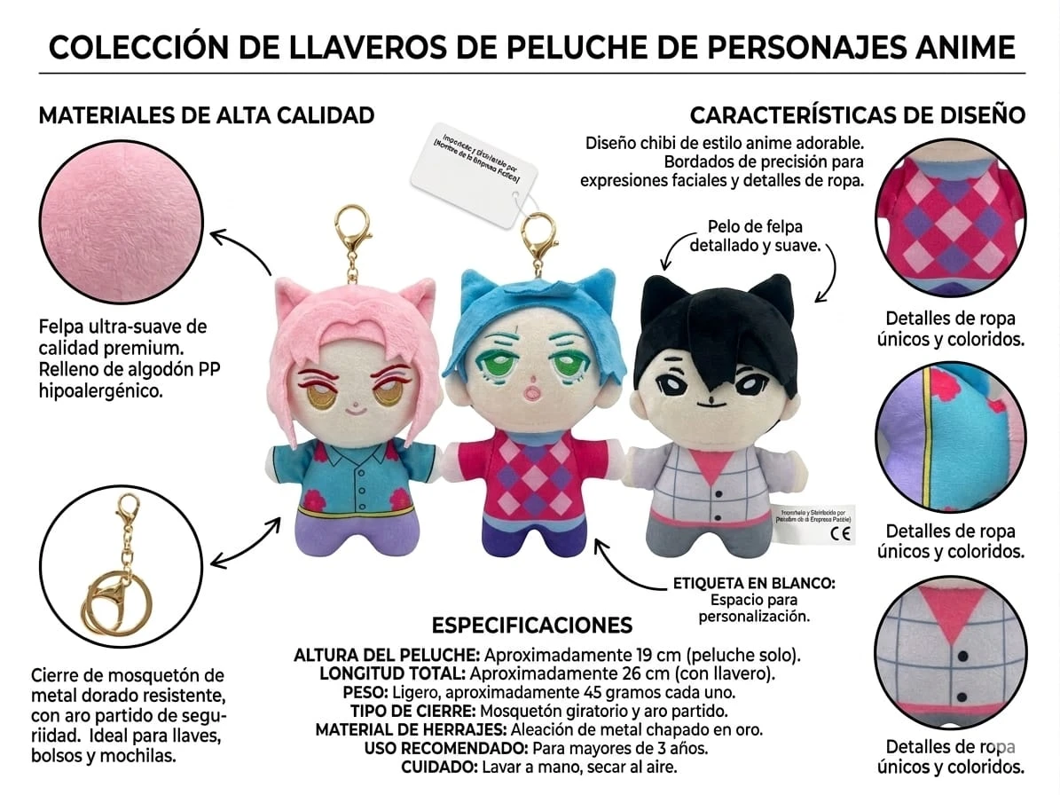 LLAVERO DE PELUCHE POP PREMIUM 2