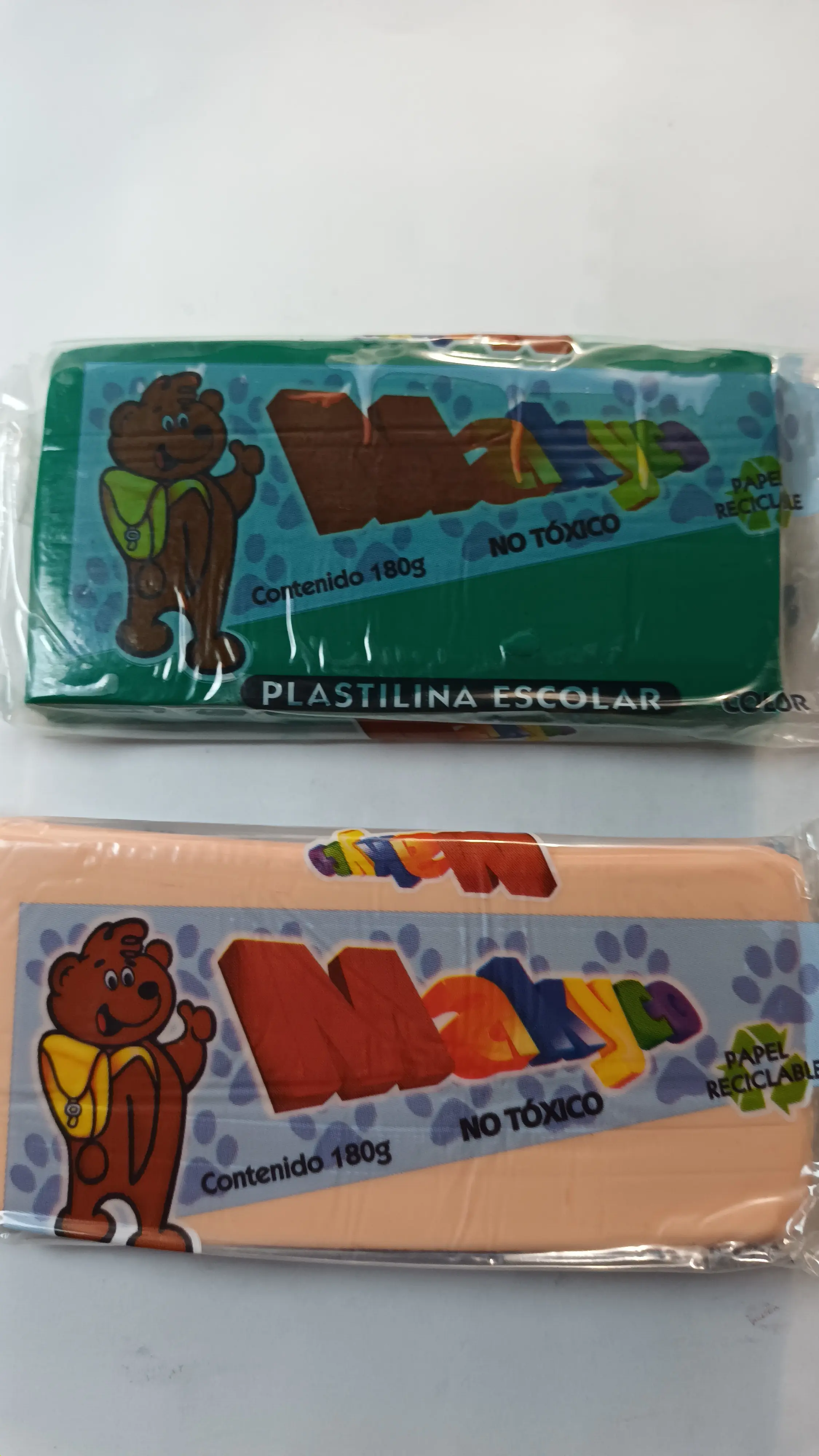 PLASTILINA CAJA MAKYKO 10 BARRAS
