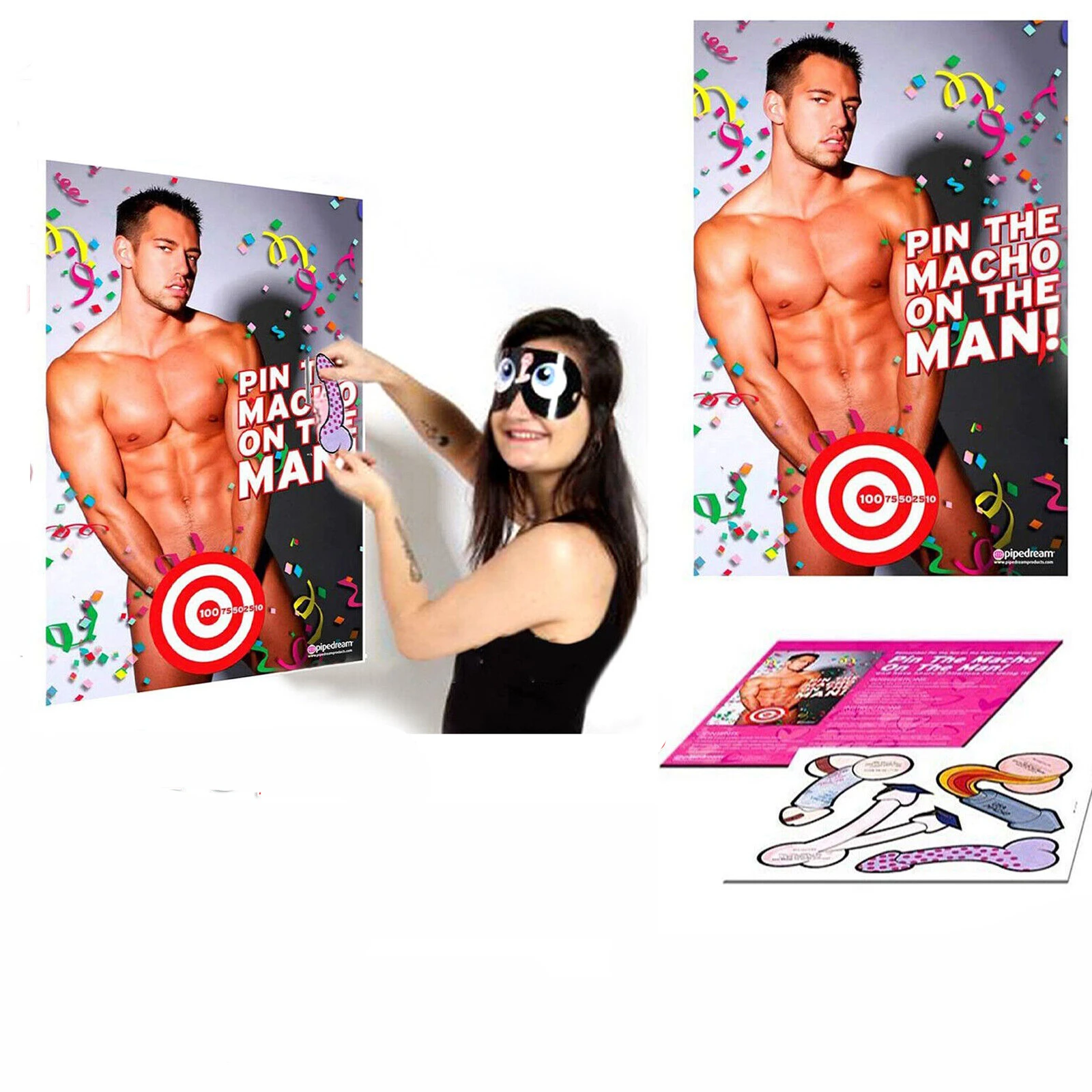 Juego Despedida de Soltera - Pin The Macho On The Man 2