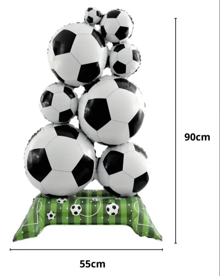 Globo silueta piramide 8 pelotas 56x98cm  4