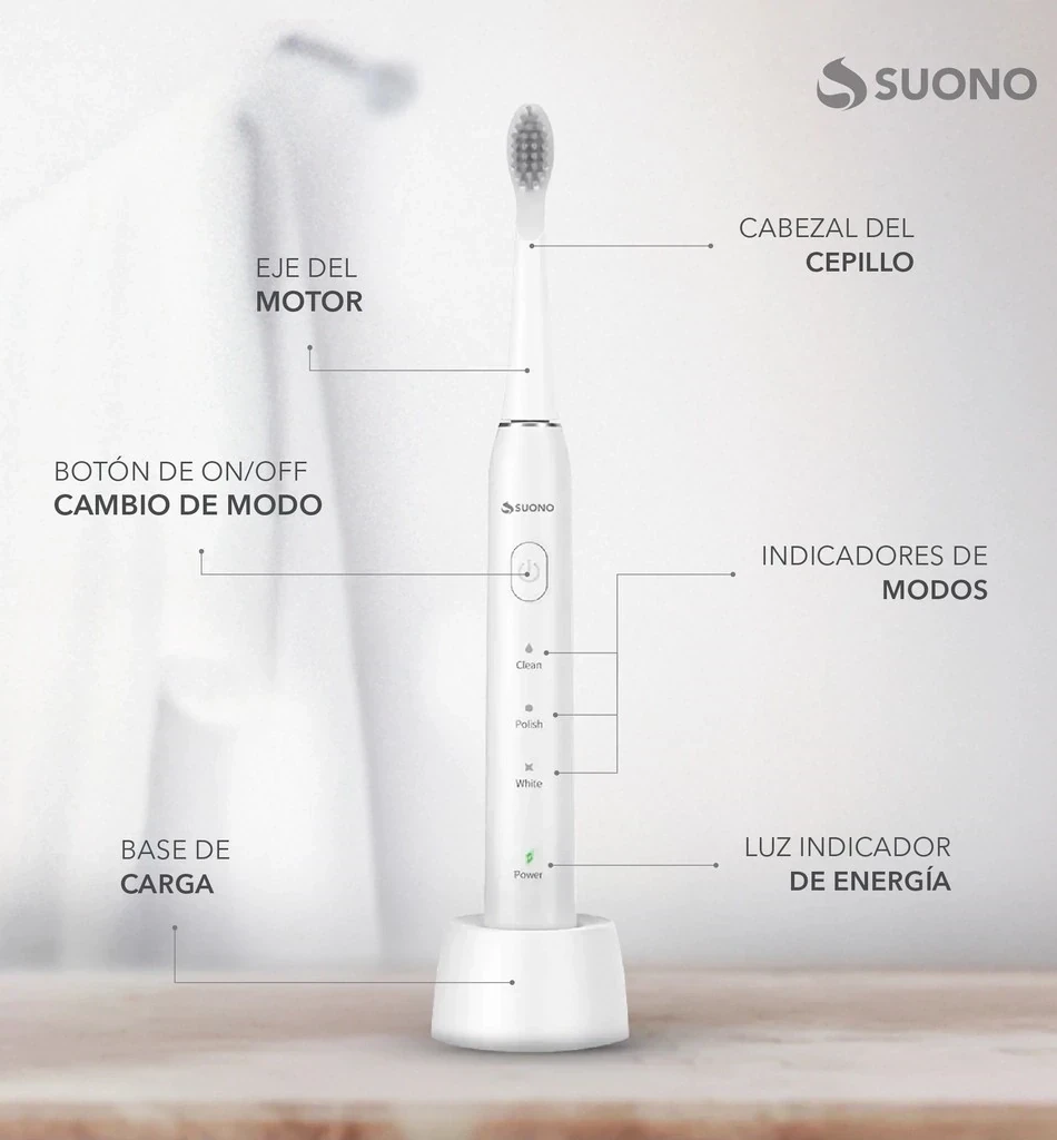 CEPILLO DENTAL INALÁMBRICO SUONO 2
