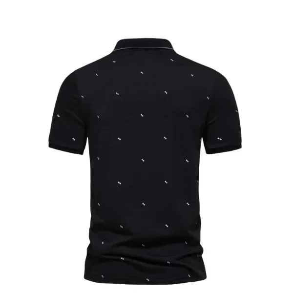 Homme Hombres Camisa polo con estampado geométrico 2