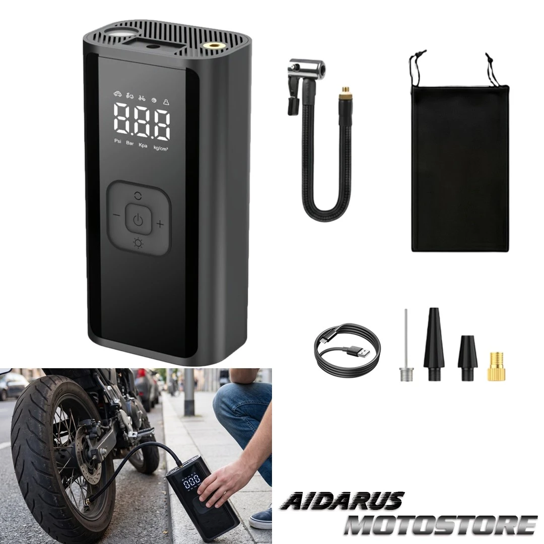INFLADOR DIGITAL INALÁMBRICO PORTÁTIL RECARGABLE